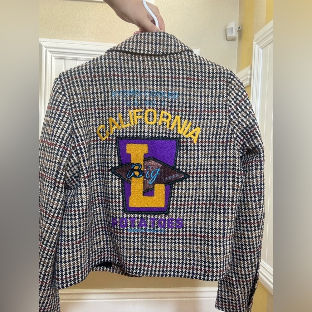 New Stylish Houndstooth Women's Jacket